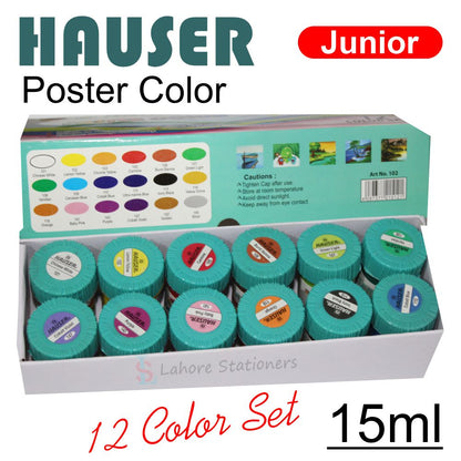 Hauser Poster Color Germany 12 Pcs Colors Set