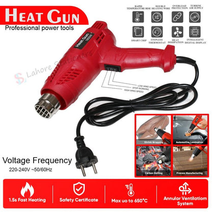 Heat Gun Adjustable Temperature Hot Air Gun