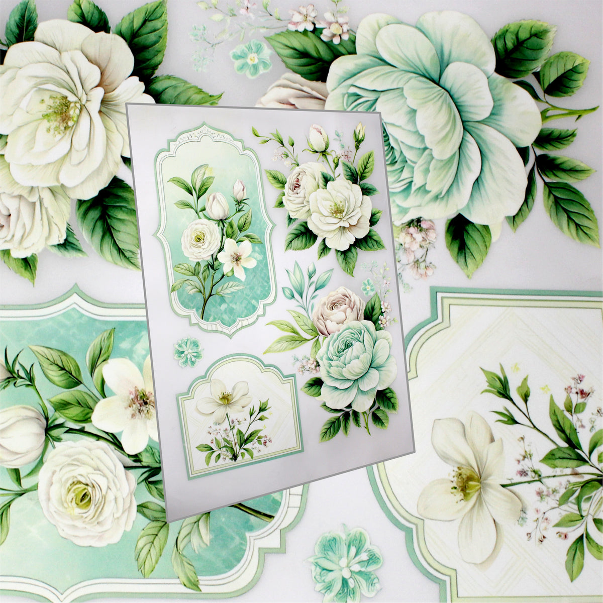 Heat Transfer Stickers Transfer Decals for Wood, Furniture, Plastic, Glass, Metal & Fabric