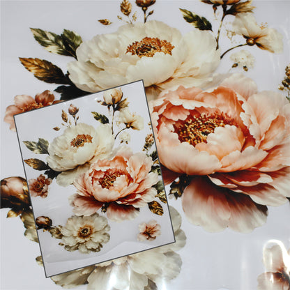 Heat Transfer Stickers Transfer Decals for Wood, Furniture, Plastic, Glass, Metal & Fabric