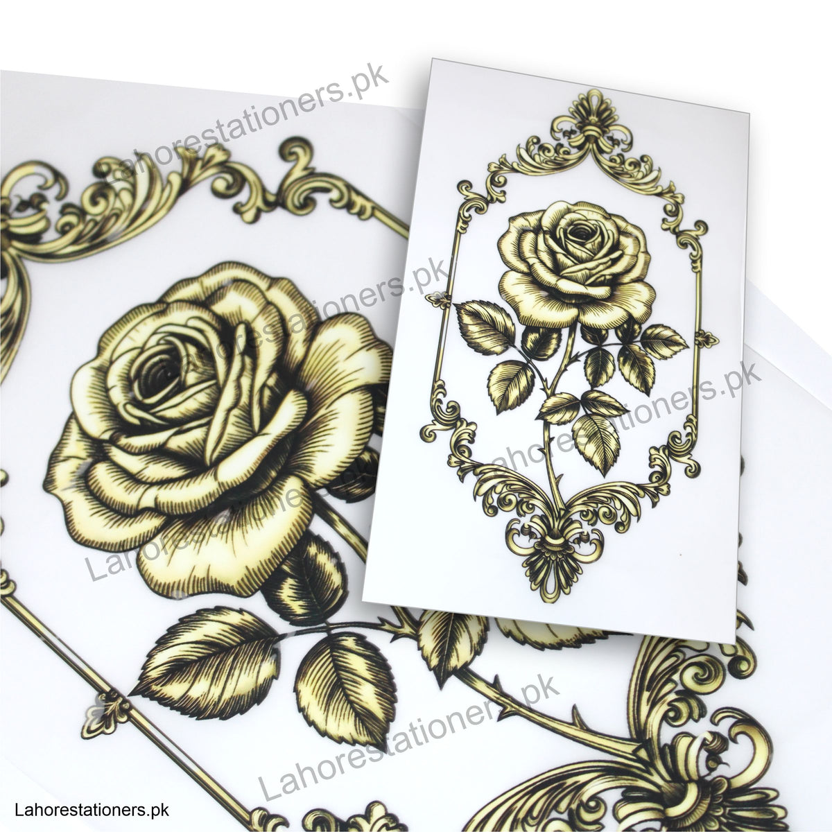 Heat Transfer Stickers Transfer Decals for Wood, Furniture, Plastic, Glass, Metal & Fabric