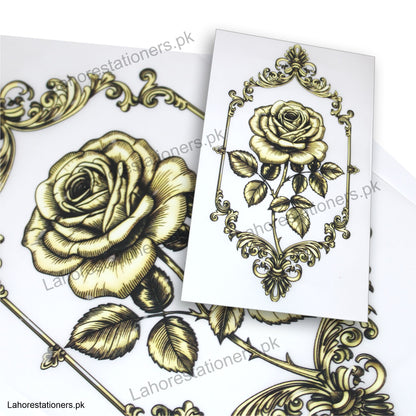 Heat Transfer Stickers Transfer Decals for Wood, Furniture, Plastic, Glass, Metal & Fabric