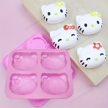 Hello Kitty Cartoon Cat Silicone Mold – DIY Chocolate, Resin & Craft Mold