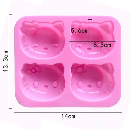 Hello Kitty Cartoon Cat Silicone Mold – DIY Chocolate, Resin & Craft Mold