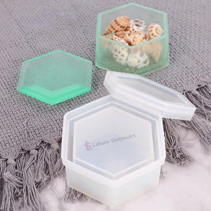 Different Shape Design Jewelry Storage Box Silicone Mold for Epoxy Resin, Candle Making, Concrete & Plaster DIY