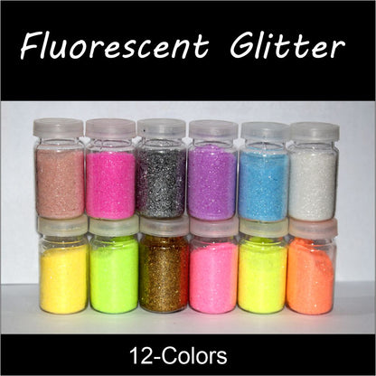 Glitter Set Different Type for Holographic Crafting Epoxy Resin  Fluorescent Glitter