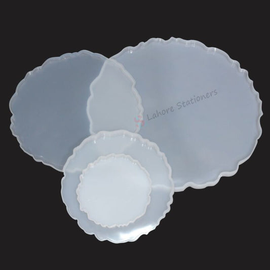 Irregular Round Nikah Tray Silicon Mold Different size available