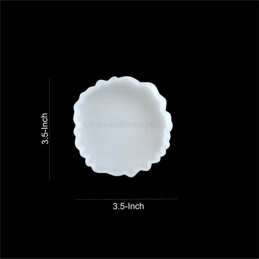 Irregular Circle Silicone Tray Mold – 3.5 Inch Resin & DIY Craft Mold