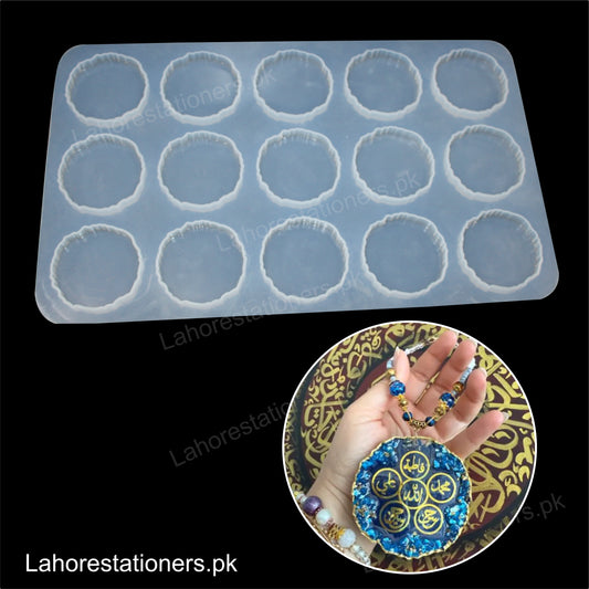 Irregular Coaster, Car Hanger & Keychain Silicone Mold Resin DIY Craft Mold