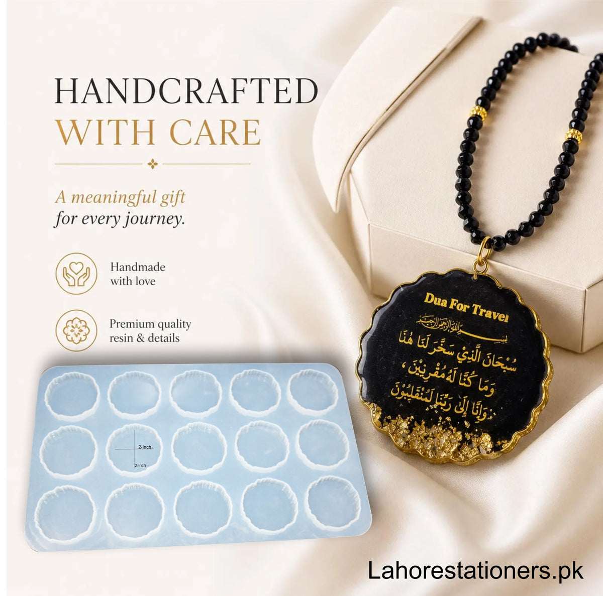 Irregular Coaster, Car Hanger & Keychain Silicone Mold Resin DIY Craft Mold