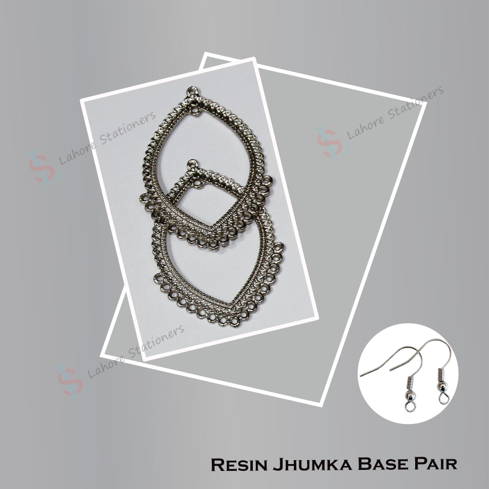 Imported Jhumka Earrings Base Customized for Resin Jewelry Making