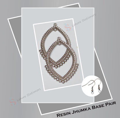 Imported Jhumka Earrings Base Customized for Resin Jewelry Making