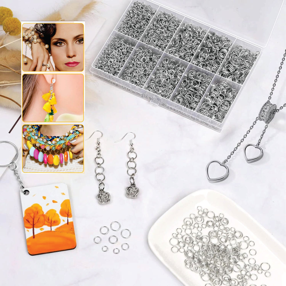 Metal Jump Rings for Jewelry 4mm