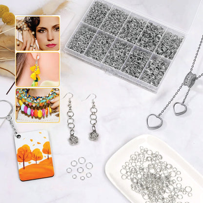 Metal Jump Rings for Jewelry 4mm