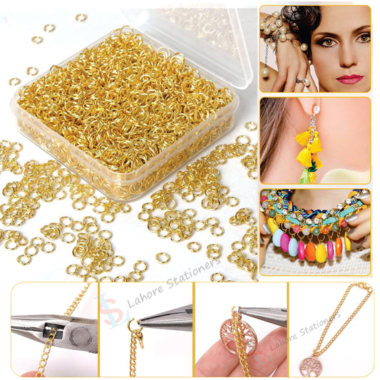 Metal Jump Rings for Jewelry 4mm