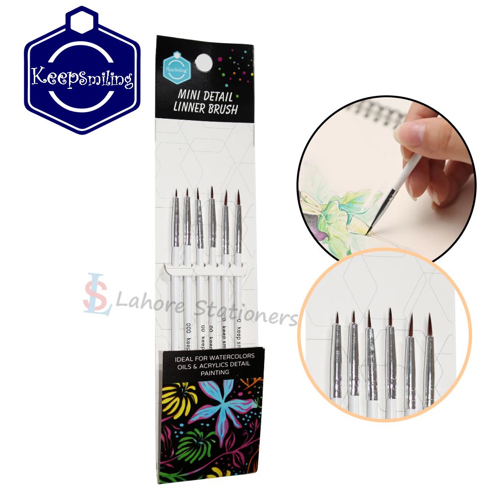 Keep Smiling Mini Detail Liner Brushes