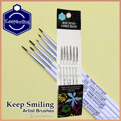 Keep Smiling Mini Detail Liner Brushes