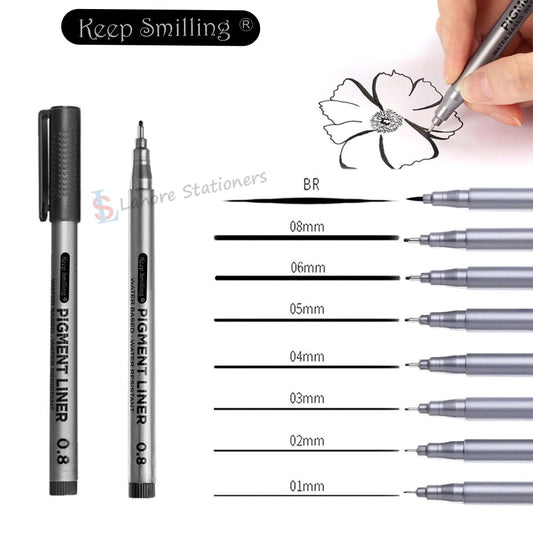 Keep Smiling Pigment Liner Set 9 Pcs
