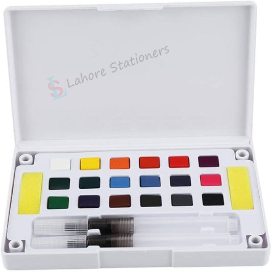 Keep Smiling Solid Transparent Watercolor Paints with Water Brush