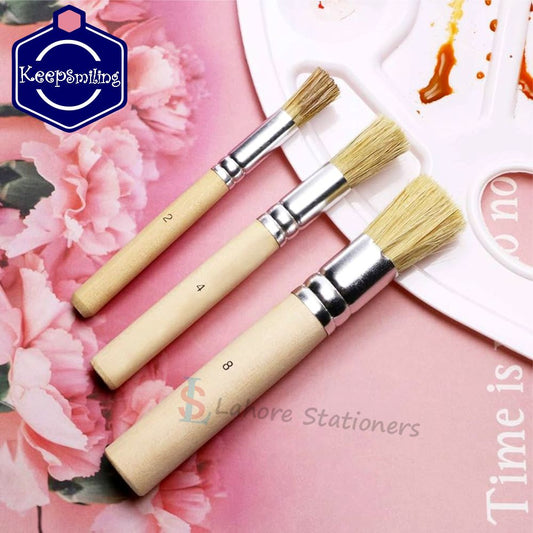 Keep Smiling Stencil Brushes Set Pack Of 3