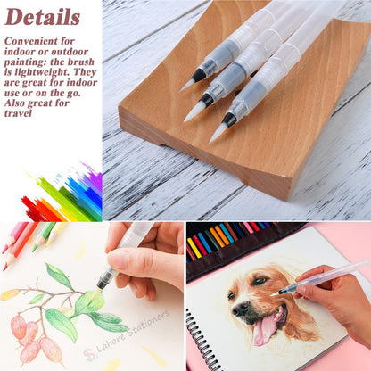 Water Brush Pens Pack of 3