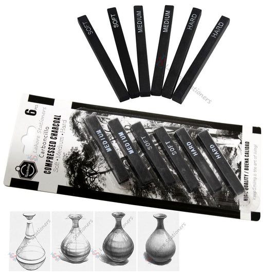 Compressed Charcoal Sticks for Drawing Sketching Shading Sketch