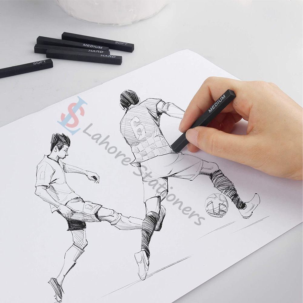 Compressed Charcoal Sticks for Drawing Sketching Shading Sketch