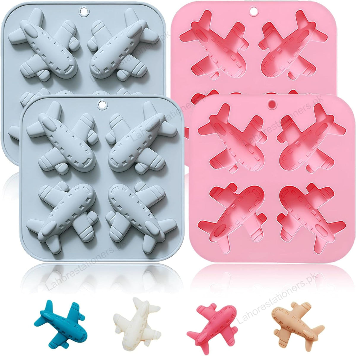 Kiddo Art Airplane Silicone Mold for Chocolate, Candy, Ice Cubes, Cake, Wax & Crafts