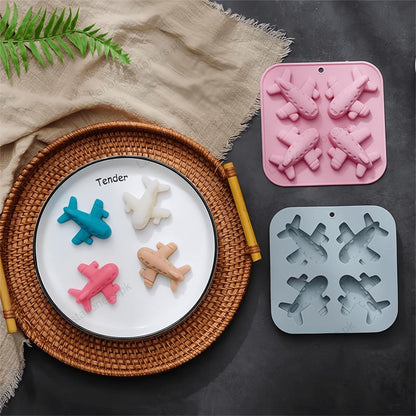 Kiddo Art Airplane Silicone Mold for Chocolate, Candy, Ice Cubes, Cake, Wax & Crafts