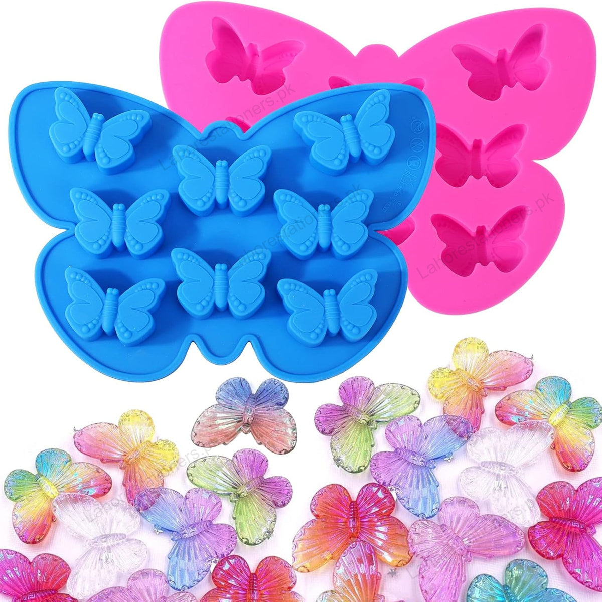 Kiddo Art Butterfly Silicone Mold for Chocolate, Candy, Soap, Resin & Crafts