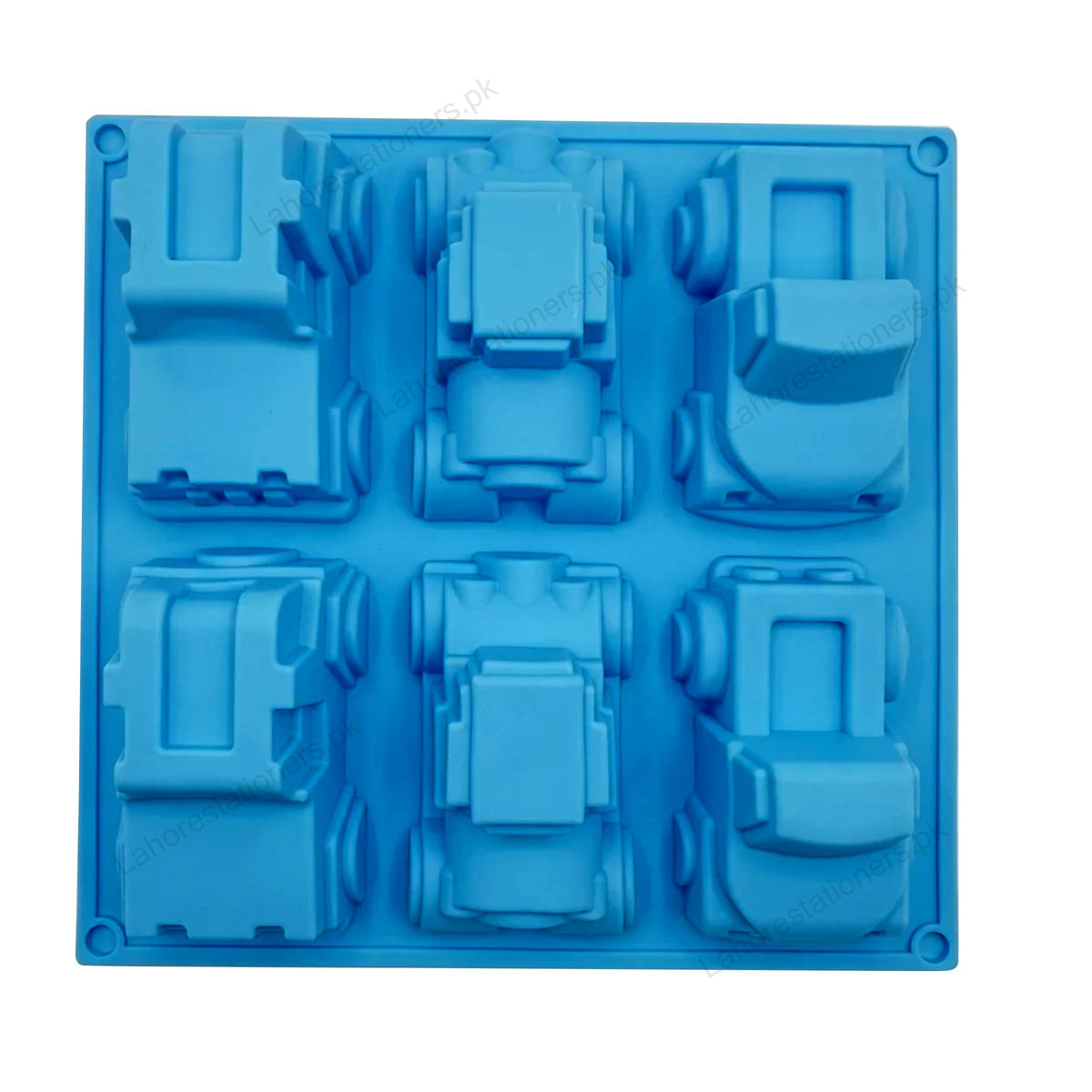 Kiddo Art Car Shape Silicone Mold 6 Cavity Car Mold for Chocolate, Resin, Cement, Concrete & Crafts
