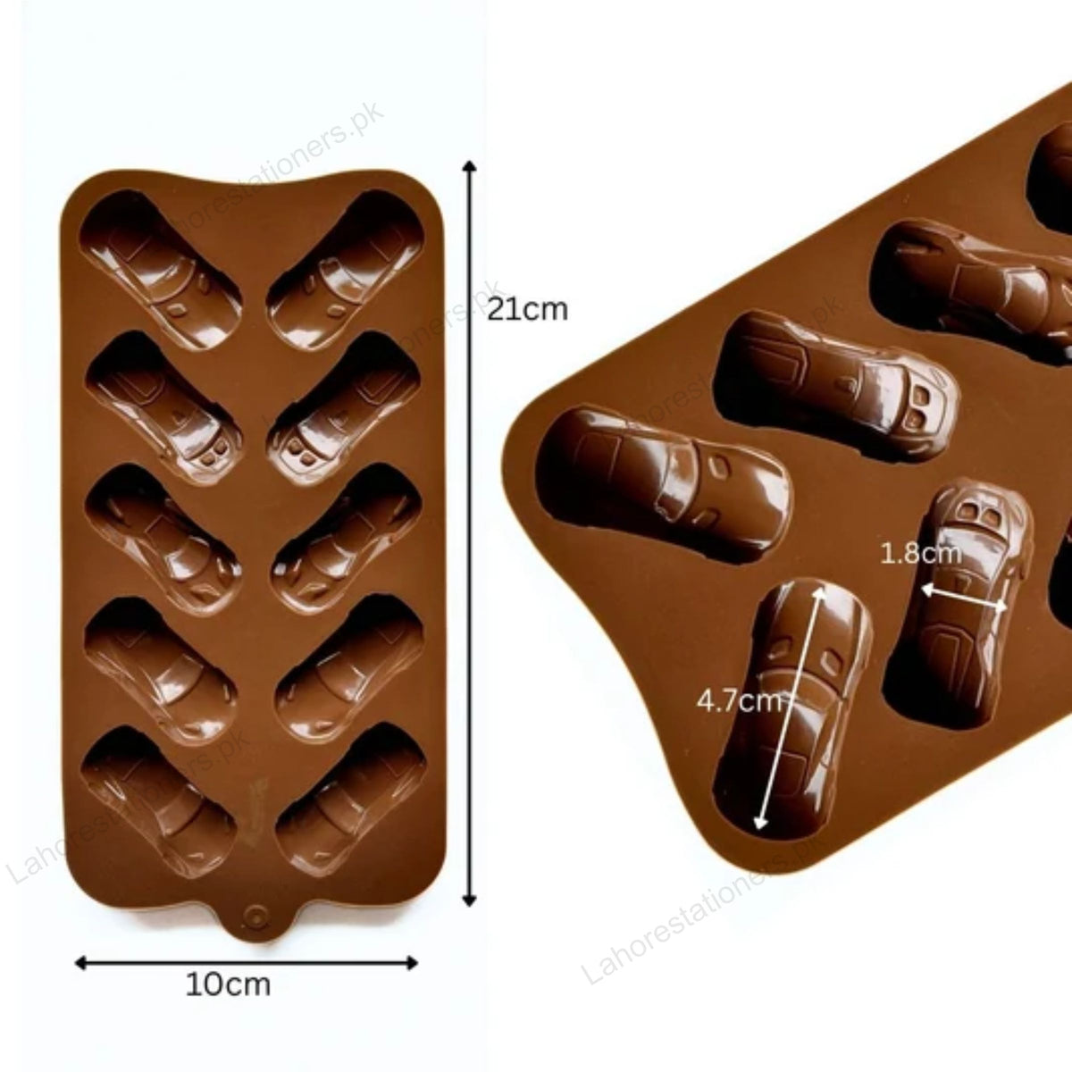 Kiddo Art Mini Car Shape Silicone Mold Chocolate, Candy, Cake Decoration & DIY Crafts