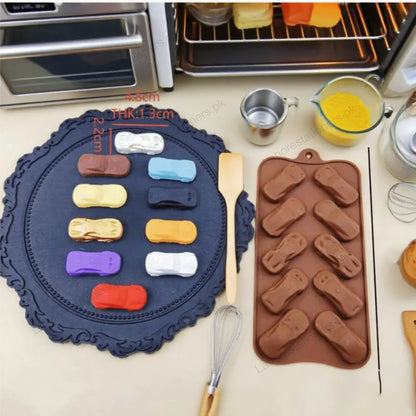 Kiddo Art Mini Car Shape Silicone Mold Chocolate, Candy, Cake Decoration & DIY Crafts