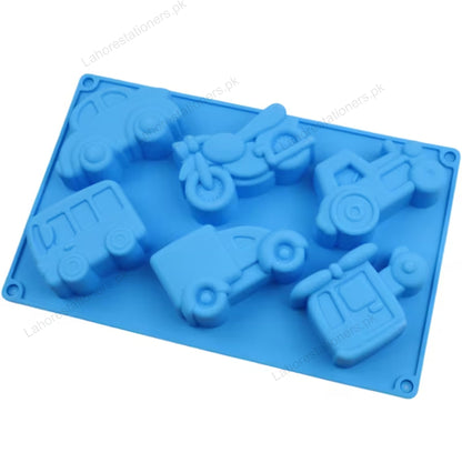 Kiddo Art Car Shape Silicone Mold for Chocolate, Resin, Cement, Concrete & Crafts