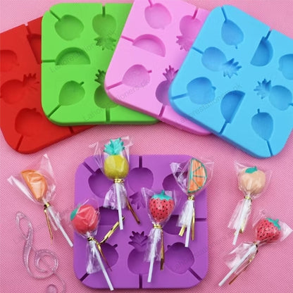 Kiddo Art Lollipop & Candy Silicone Mold Chocolate, Candy, Cake Decoration & DIY Crafts