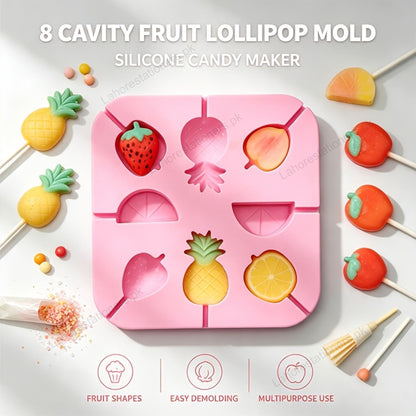 Kiddo Art Lollipop & Candy Silicone Mold Chocolate, Candy, Cake Decoration & DIY Crafts