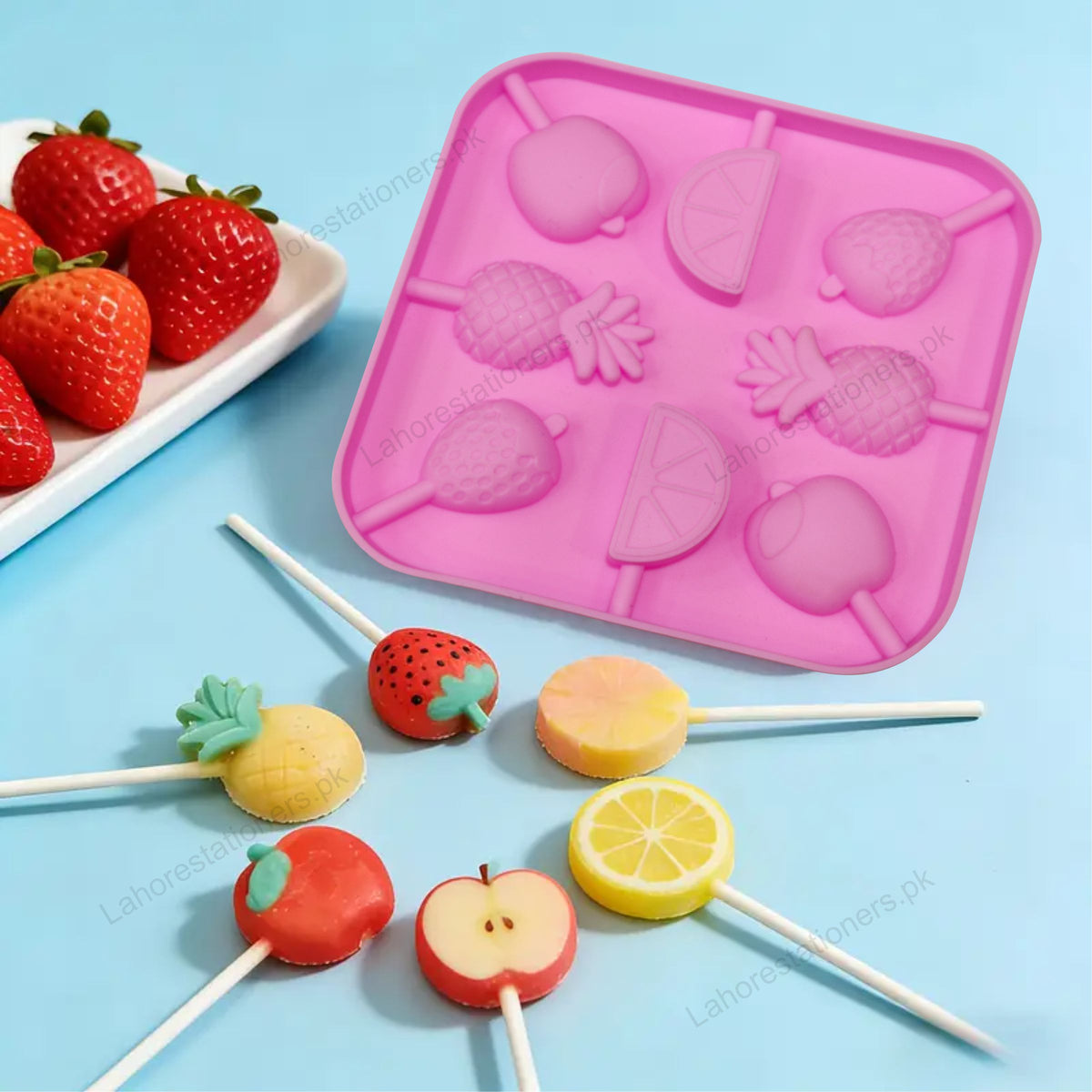 Kiddo Art Lollipop & Candy Silicone Mold Chocolate, Candy, Cake Decoration & DIY Crafts