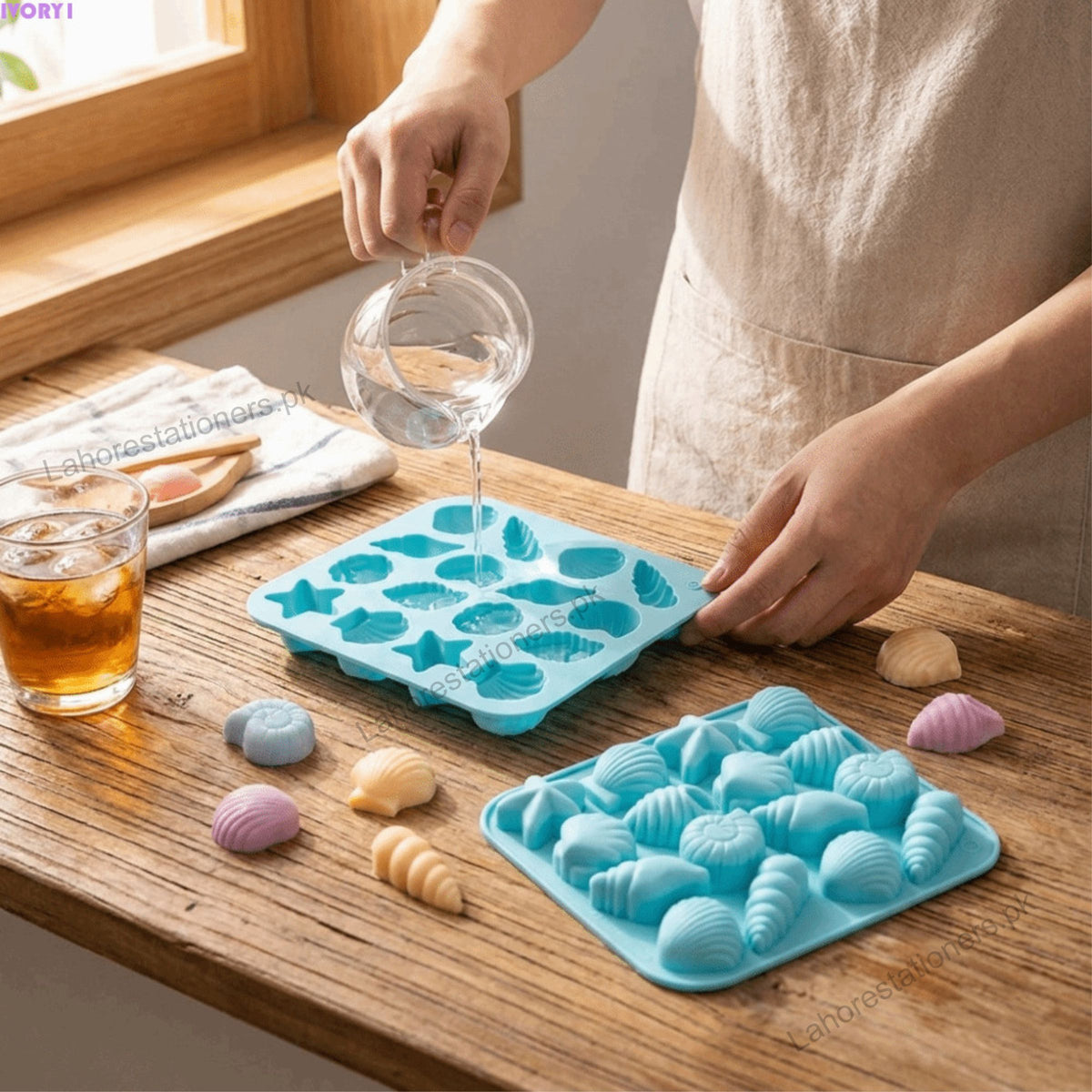Kiddo Art Marine & Sea Shell Shapes Silicone Mold Chocolate, Resin, Cement, Concrete, Plaster & Crafts