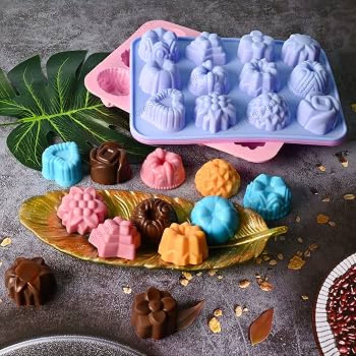 Kiddo Art Round Texture Silicone Mold for Resin, Soap, Plaster, Clay & Crafts
