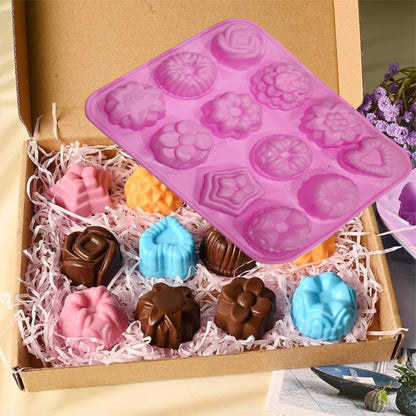 Kiddo Art Round Texture Silicone Mold for Resin, Soap, Plaster, Clay & Crafts