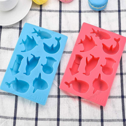 Kiddo Art Sea Animals Silicone Mold for Chocolate, Resin, Soap, Plaster & Crafts