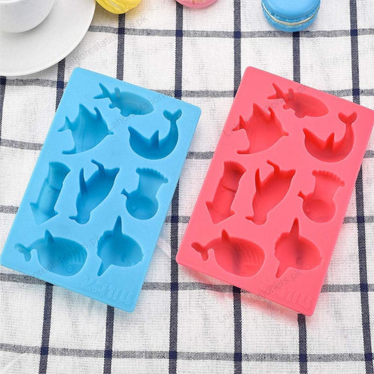 Kiddo Art Sea Animals Silicone Mold for Chocolate, Resin, Soap, Plaster & Crafts