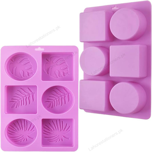 Kiddo Art Soap & Candle Silicone Mold – Round Decorative Shapes for Soap, Wax, Resin & Crafts