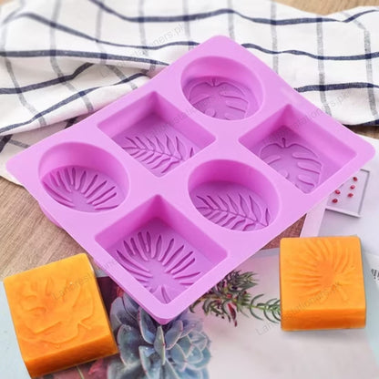 Kiddo Art Soap & Candle Silicone Mold – Round Decorative Shapes for Soap, Wax, Resin & Crafts