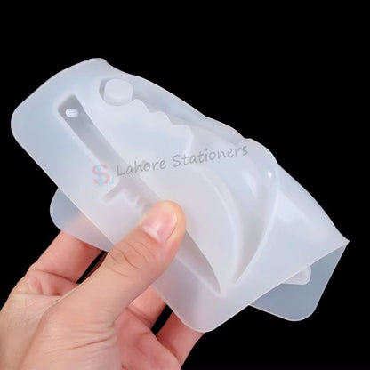 Knife Shape Keychain Silicone Resin Mold