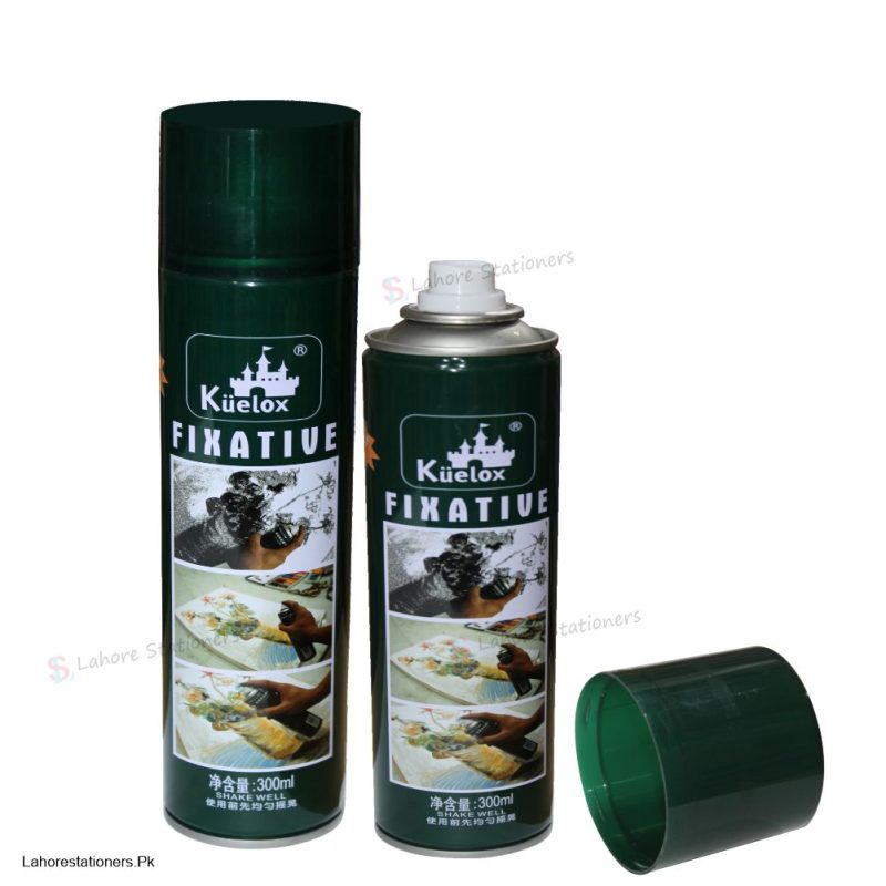 Kuelox Fixative Spray China Lacquer Spray for Artists Available in 180ml & 300ml