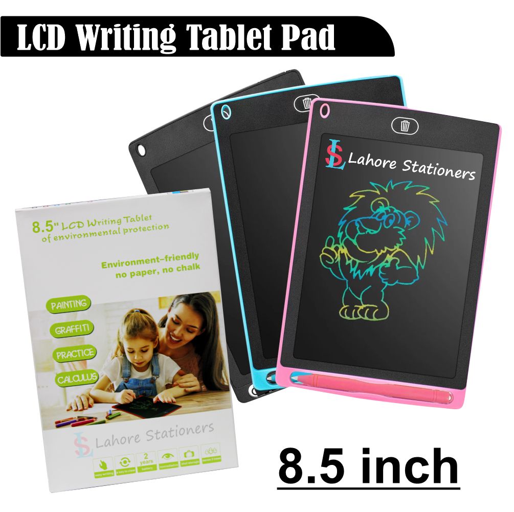 LCD Electronic Writing Board Tablet For Kids 8.5 Inches