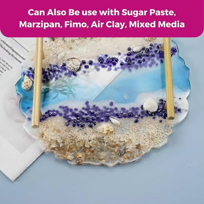 13 inch Nikah Tray Silicone Mold with Handle Set