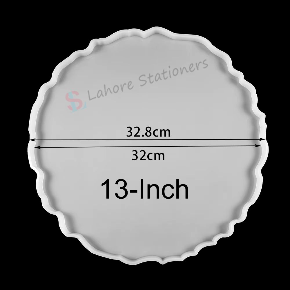 Irregular Round Nikah Tray Silicon Mold Different size available