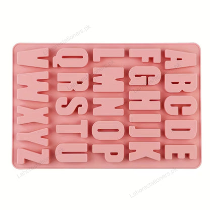 Kiddo Art Large Alphabet Letter Silicone Mold DIY Craft & Casting Mold
